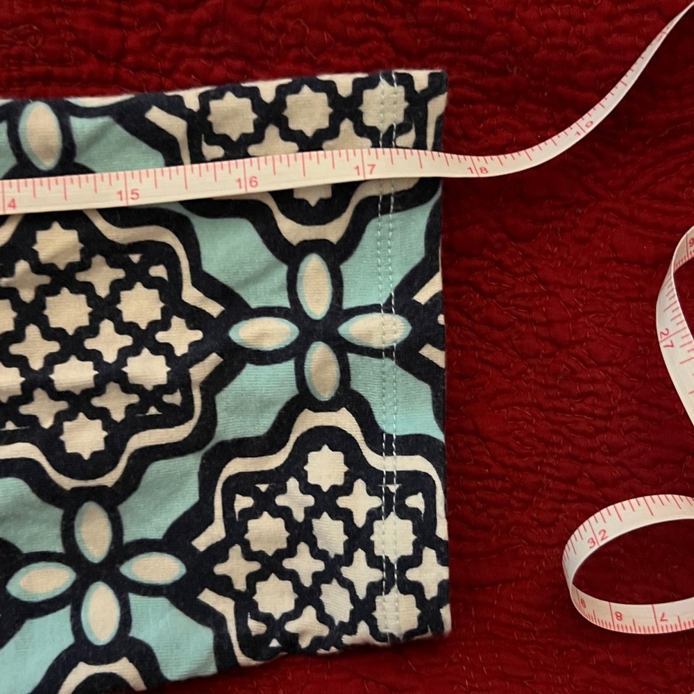 Crown & Ivy Black and Light Aqua Geometric Dress - Picture 8 of 8